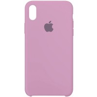 Чехол Silicone Case (AA) для Apple iPhone XS Max (6.5'') Ліловий (26543)