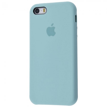 Чехол Silicone Case (AA) для Apple iPhone 5/5S/SE Голубой (26316)