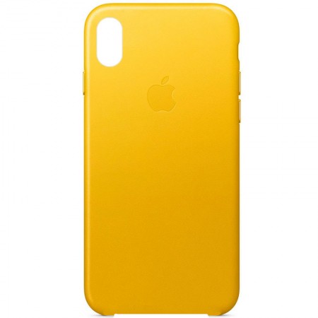 Чехол Silicone Case (AA) для Apple iPhone X (5.8'') / XS (5.8'') Желтый (26585)