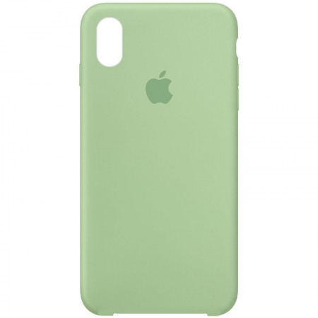 Чехол Silicone Case (AA) для Apple iPhone X (5.8'') / XS (5.8'') Зелёный (26583)