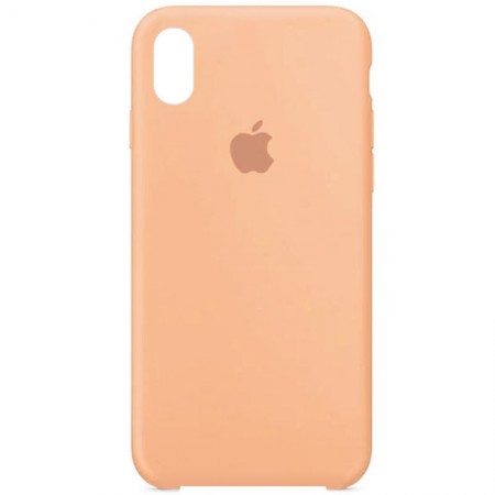 Чехол Silicone Case (AA) для Apple iPhone X (5.8'') / XS (5.8'') Оранжевый (26584)