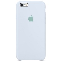 Чехол Silicone Case (AA) для Apple iPhone 5/5S/SE Блакитний (26330)
