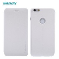 Кожаный чехол (книжка) Nillkin Sparkle Series для Apple iPhone 6/6s plus (5.5'') Белый (26304)