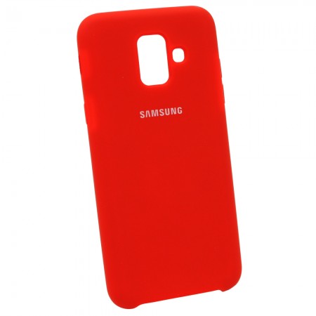 Чехол Soft-touch для Samsung A6 2018 A600 Красный (3173)