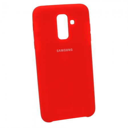 Чехол Soft-touch для Samsung A6+ 2018 A605 Красный (3171)