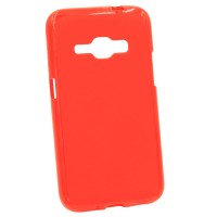 Чехол для Samsung J1 2016 J120 Gum Красный (2253)