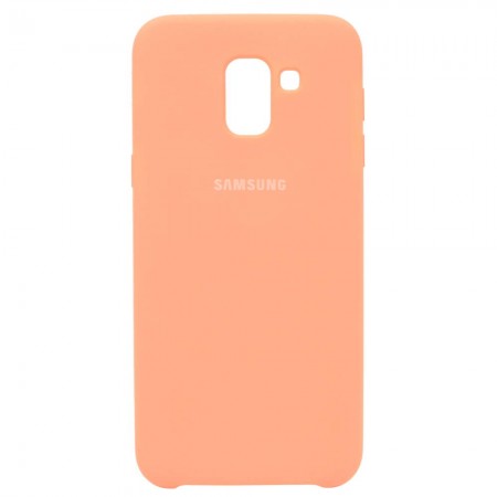 Чохол для Samsung J6 2018 J600 Silicone Case Рожевий (3615)