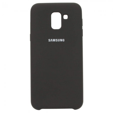 Чехол для Samsung J6 J600 Silicone Case Чёрный (3616)