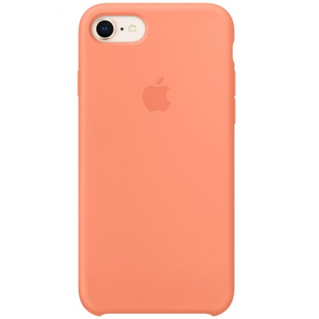 Чехол Silicone case (AAA) для Apple iPhone 7 / 8 (4.7'') Персиковий (26348)