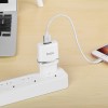 СЗУ Hoco C11 USB Charger 1A (+кабель microUSB 1м) Белый (26367)