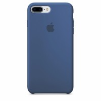 Чехол Silicone case (AAA) для Apple iPhone 7 plus / 8 plus (5.5'') Синій (26358)
