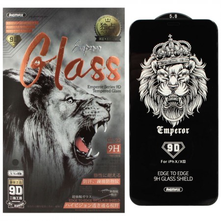 Защитное стекло Remax 9D дляApple iPhone X / Xs / 11 Pro GL-32 BLACK (4173)