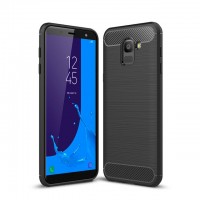 TPU чехол Slim Series для Samsung J600F Galaxy J6 (2018) Черный (26459)