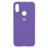 Чохол Silicone Case для Xiaomi Redmi Note 7 Пурпурний (4358)