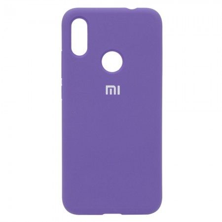 Чехол Silicone Case для Xiaomi Redmi Note 7 Пурпурный (4358)