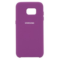 Чехол Silicone Case для Samsung Galaxy S7 Edge Фиолетовый (4522)