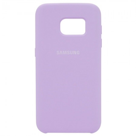 Чохол Silicone Case для Samsung Galaxy S7 Пурпурний (4526)