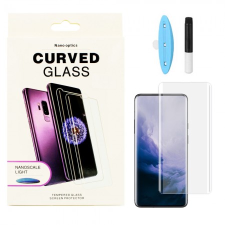 Защитное стекло 5D для OnePlus 7 Pro UV (Жидкий клей)