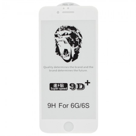 Захисне скло 5D Gorilla для Apple iPhone 6 / 6s White (3984)