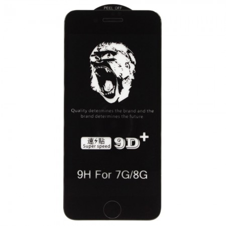 Защитное стекло 5D Gorilla для Apple iPhone 7 / 8 Black (3987)