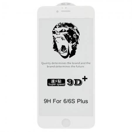 Захисне скло 5D Gorilla для Apple iPhone 6 Plus / 6s Plus White (4735)