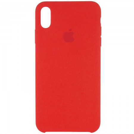Чехол Silicone case (AAA) для Apple iPhone XS Max (6.5'') Красный (26482)