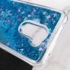 TPU чехол Liquid hearts для Xiaomi Pocophone F1 Блакитний (26491)