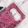 TPU чехол Liquid hearts для Samsung G955 Galaxy S8 Plus Розовый (26495)