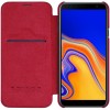 Кожаный чехол (книжка) Nillkin Qin Series для Samsung Galaxy J4+ (2018) Червоний (26496)
