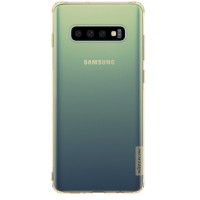 TPU чехол Nillkin Nature Series для Samsung Galaxy S10+ Золотий (26613)