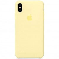 Чехол Silicone Case (AA) для Apple iPhone X (5.8'') / XS (5.8'') Жовтий (26570)
