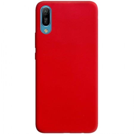 Силиконовый чехол Candy для Huawei Y6 Pro (2019) Красный (26671)