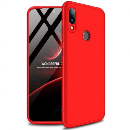 Пластиковая накладка GKK LikGus 360 градусов для Xiaomi Redmi 7 Красный (26694)