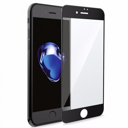 Защитное стекло 5D для iPhone 6 Plus / 6S Plus BLACK (черное)