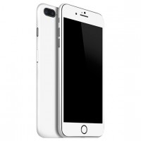 Защитное стекло 5D для iPhone 7 Plus / 8 Plus WHITE (белое)