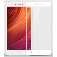 Защитное стекло Full Cover для Xiaomi Redmi Note 5A Prime WHITE (белое)